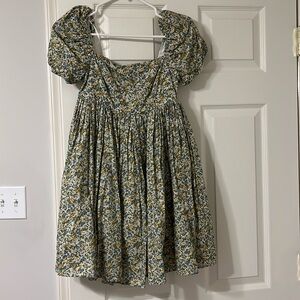 Vici mini green flower dress